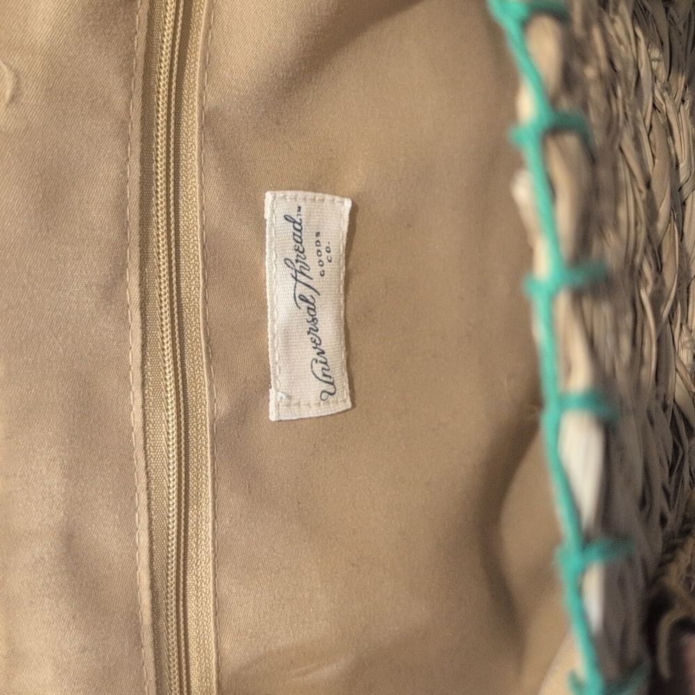 Universal Thread Summer Tote Bag with Artisanal Weave - Picture 3 of 3